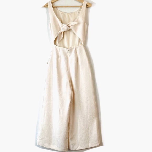 Aritzia Encoulement Wide Leg Crop Jumpsuit w/ Cut Outs - Picture 7 of 16